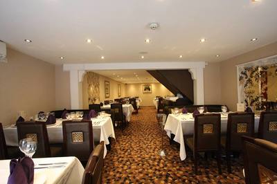 Indian restaurant at Ramada Solihull Hotel near Birmingham