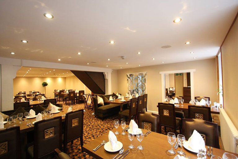 Jiyaan Indian Restaurant at Ramada Hotel in Solihull, Birmingham